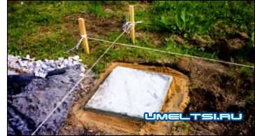 Фундамент под небольшие постройки Фундамент под небольшие постройки