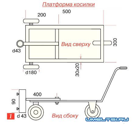 Газонокосилка своими руками чертеж Газонокосилка своими руками чертеж
