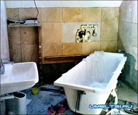 Замена ванны своими руками Замена ванны своими руками