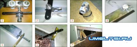 ход работ, роторній механизм двери