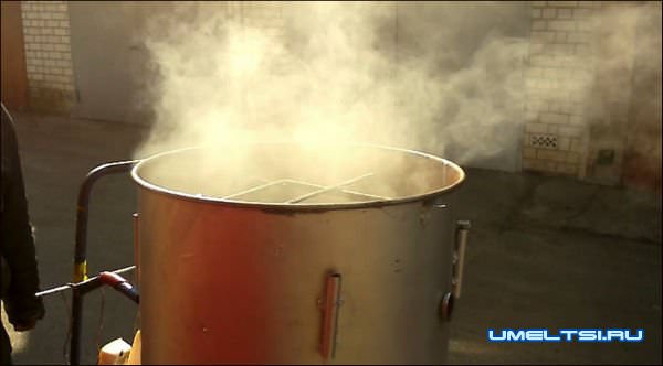 Мобильная коптильня холодного копчения Мобильная коптильня холодного копчения