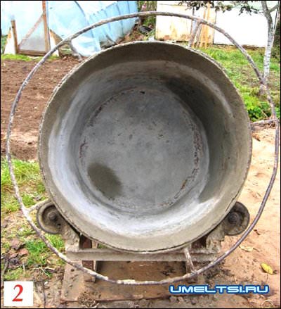 Самодельная бетономешалка из бочки Самодельная бетономешалка из бочки