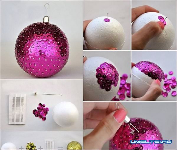 Новогодние шары своими руками. Интересные идеи и мастер-классы. Новогодние шары своими руками. Интересные идеи и мастер-классы.