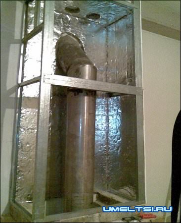 Камин для отопления дома