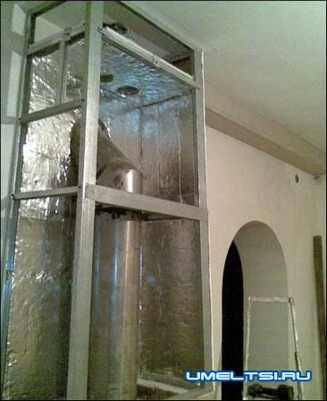 Камин для отопления дома