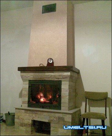 Камин для отопления дома