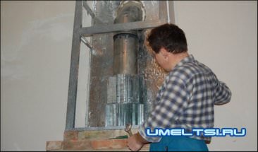 Камин для отопления дома