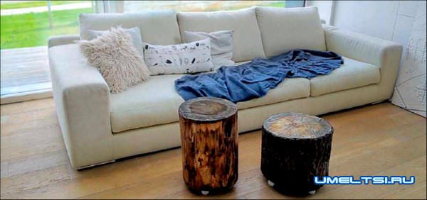 Кофейный столик-пенек своими руками Кофейный столик-пенек своими руками