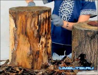 Кофейный столик-пенек своими руками Кофейный столик-пенек своими руками