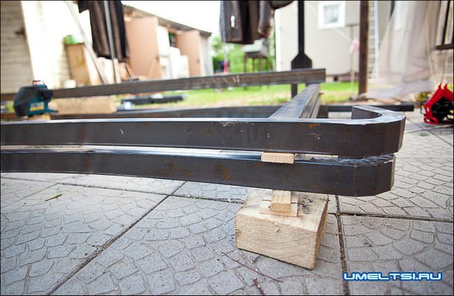 Металлический мостик своими руками ход работ Металлический мостик своими руками ход работ