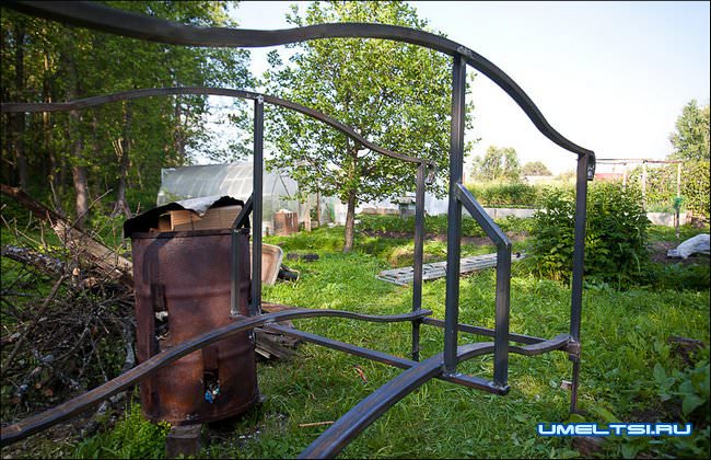 Металлический мостик своими руками ход работ Металлический мостик своими руками ход работ