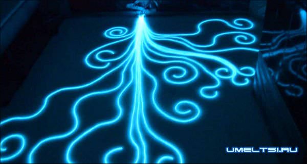 Наливные полы с подсветкой Наливные полы с подсветкой