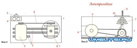 электролобзик своими руками схема