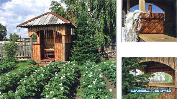 Беседка своими руками из горбыля Беседка своими руками из горбыля