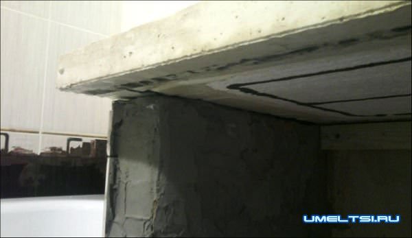 Столешница для ванны своими руками