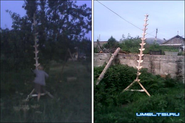 садовая деревянная лестница садовая деревянная лестница