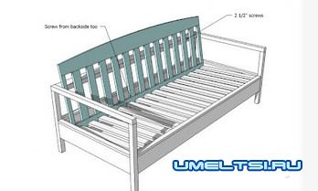 Диван на дачу своими руками Диван на дачу своими руками