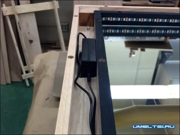 Журнальный столик с LED подсветкой мастер класс