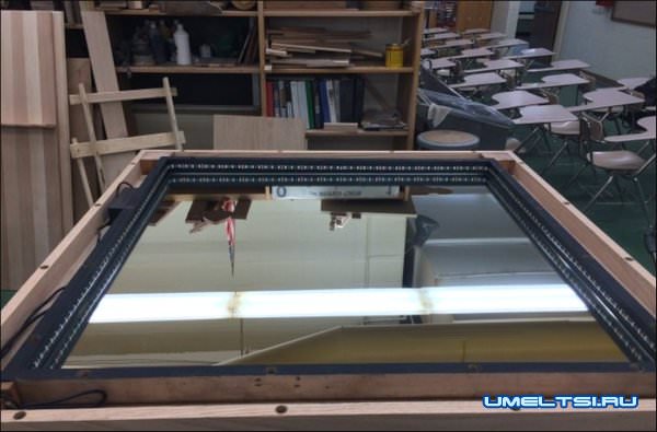 Журнальный столик с LED подсветкой мастер класс