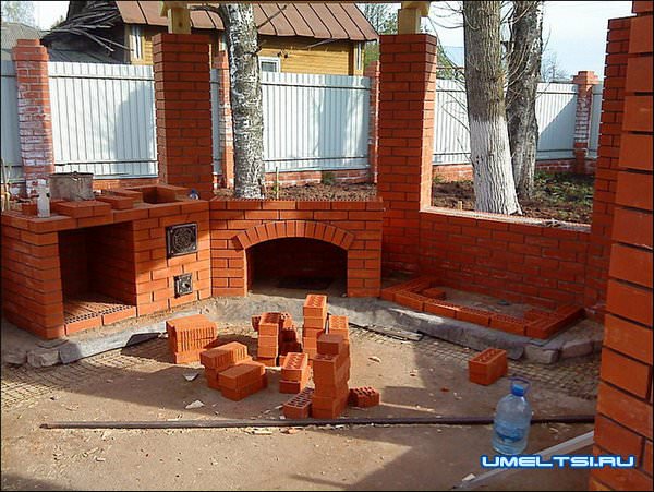 Строительство беседки