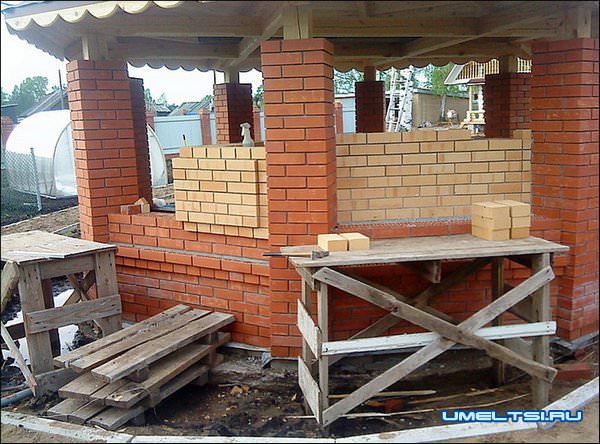 Строительство беседки