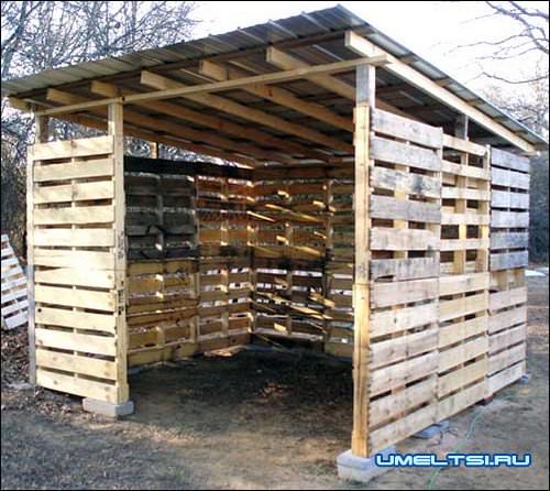 Сарай из поддонов своими руками Сарай из поддонов своими руками