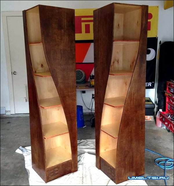 Книжный шкаф своими руками