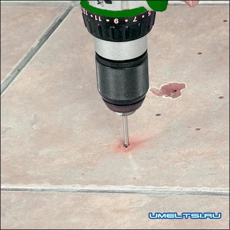 Замена сломанной плитки своими руками Замена сломанной плитки своими руками