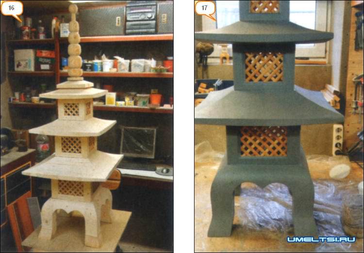 Японский каменный фонарь. Изготовление, мастер - класс Японский каменный фонарь. Изготовление, мастер - класс