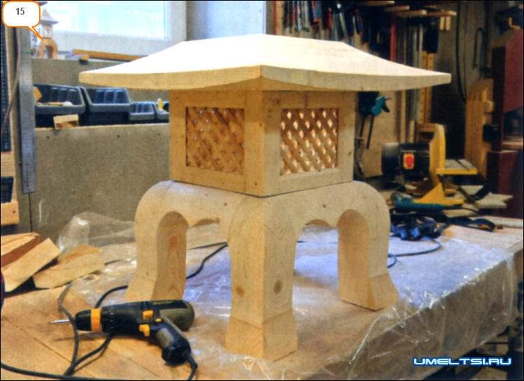 Японский каменный фонарь. Изготовление, мастер - класс Японский каменный фонарь. Изготовление, мастер - класс