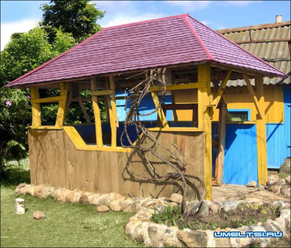 Оригинальная беседка
