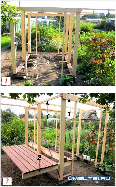 бесдка своими руками