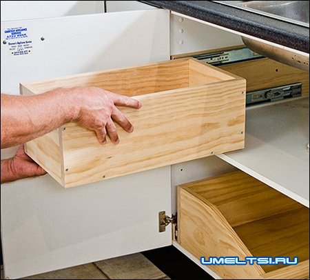 Практичные выдвижные ящики Практичные выдвижные ящики