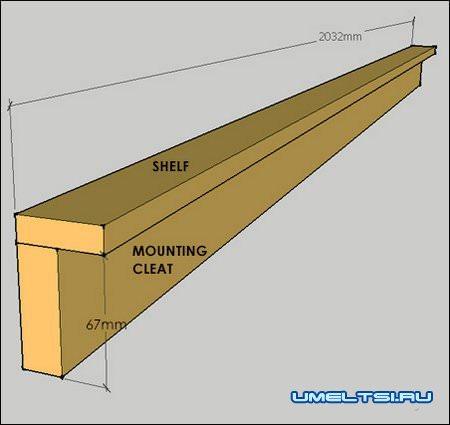Откидной стол в гараж