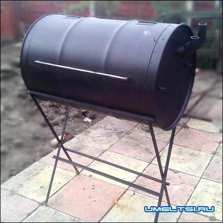 Мангал из бочки Мангал из бочки