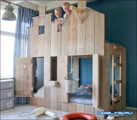 мебель в детскую комнату из поддонов своими руками мебель в детскую комнату из поддонов своими руками