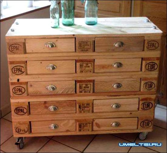 комод из поддонов своими руками комод из поддонов своими руками