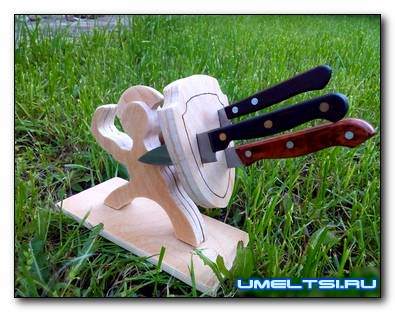 Подставка для ножей своими руками