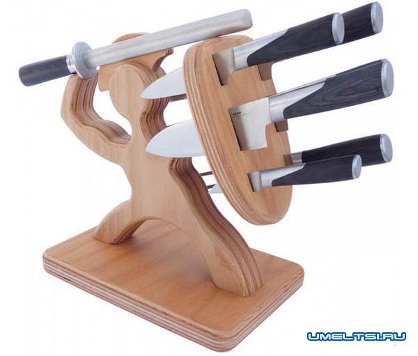 Подставка для ножей своими руками Подставка для ножей своими руками
