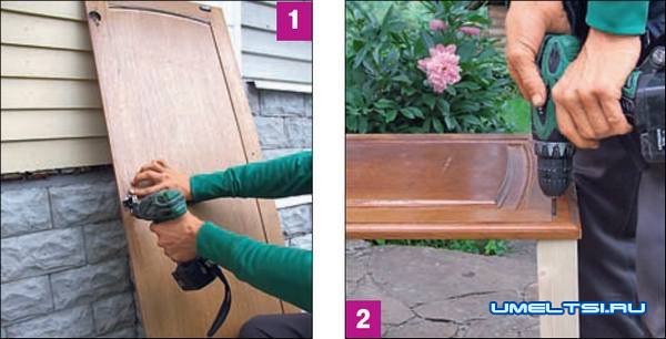 Из старой двери оригинальный стол мастер класс Из старой двери оригинальный стол мастер класс