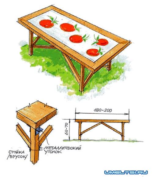 Из старой двери оригинальный стол Из старой двери оригинальный стол