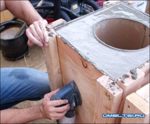 Бетонные вазоны для цветов-фото Бетонные вазоны для цветов-фото