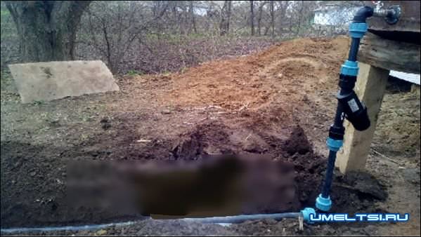 схема капельного полива