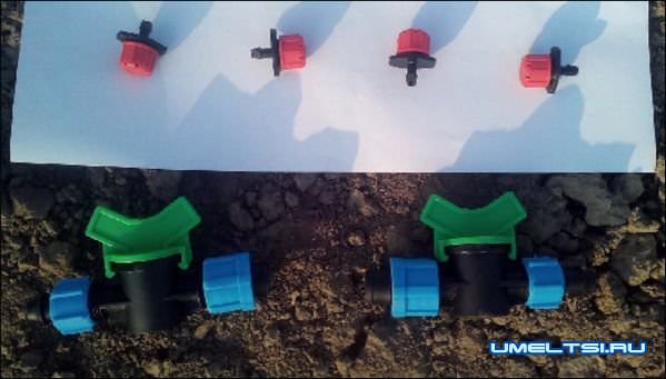 схема капельного полива