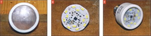 Светодиодная лампа из экономки Светодиодная лампа из экономки