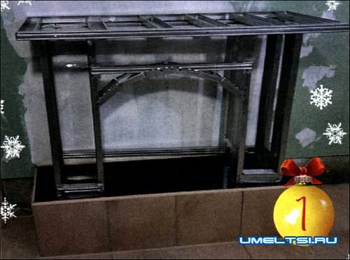 Искусственный камин чертеж Искусственный камин чертеж