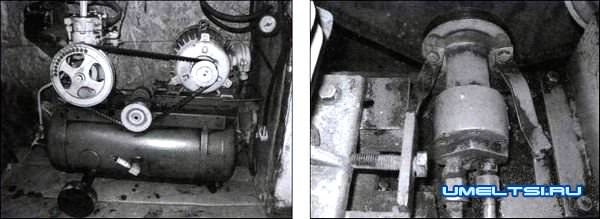 компрессор из насоса ЗИЛ 130 компрессор из насоса ЗИЛ 130