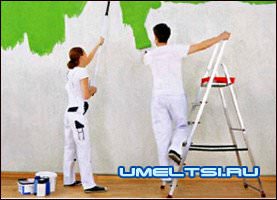 Штукатурим и красим стены