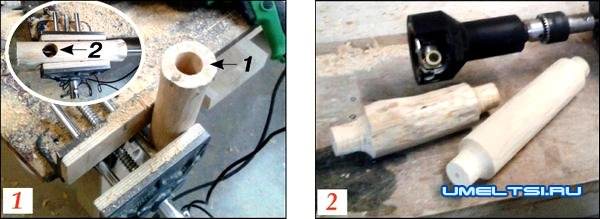 оригинальный светильник из дерева