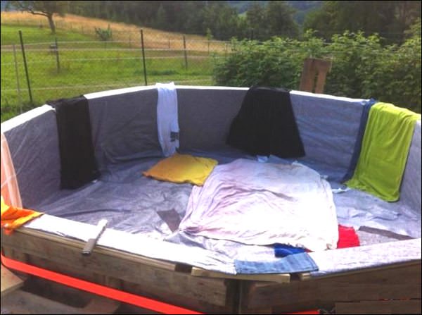 Бассейн из поддонов своими руками Бассейн из поддонов своими руками